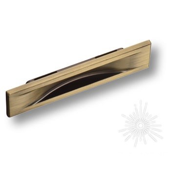 Ручка врезная 4340 0096 ABM, материал Замак, отделка Бронза, 8/13*36*104/150 мм