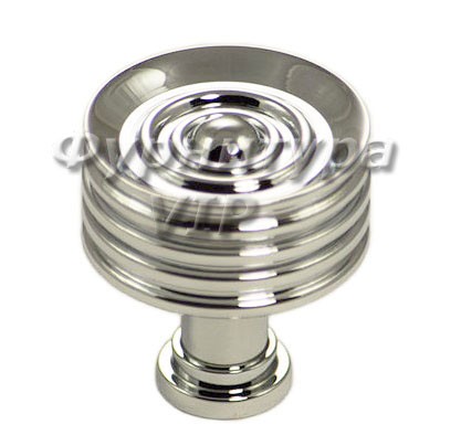 Ручка кнопка BERRA-08 30 мм хром, материал Замак, отделка Хром, 33*d=30 мм