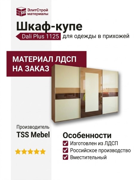 Шкаф-купе Dali Plus 1125