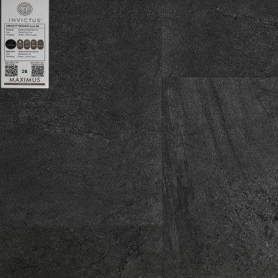 Кварцвиниловая плитка Invictus коллекция Maximus Click Tile 98 Groovy Granite Lava