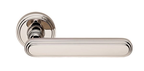 Дверная ручка на круглой розетке "CHIC" NL 1670/004, материал Латунь, 149*53 мм