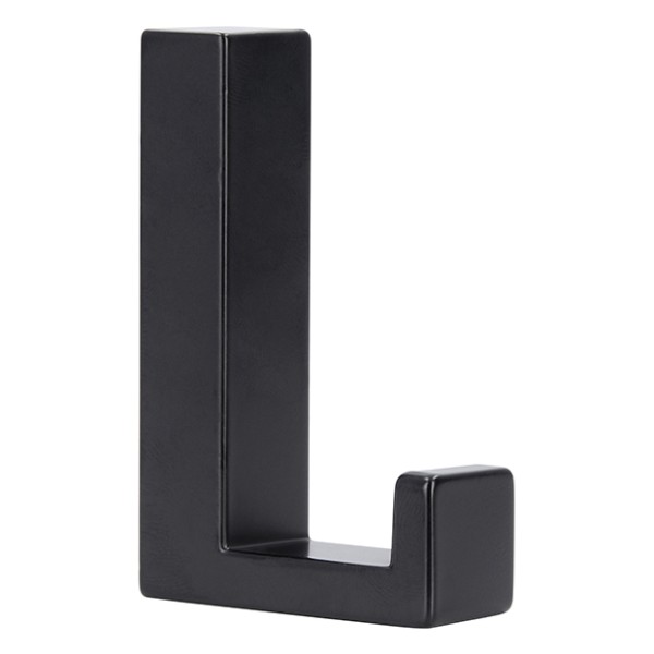 Крючок 2326/PB12, материал Замак, цвет Чёрный, отделка Черный, 61*15*40 мм