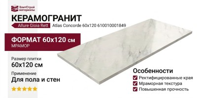 Atlas Concorde Allure Gioia Rett 60x120 610010001849