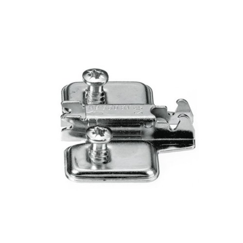 Ответная планка крестообразная Click-On h=2мм с евровинтами 318.390.81.0215