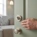 Дополнительные розетки для сантехнического замка RO12W6 PN ROSET, материал Замак, отделка Никель, d=52 мм
