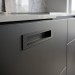 Ручка врезная 1176 160MP24, материал Замак, цвет Чёрный, отделка Черный