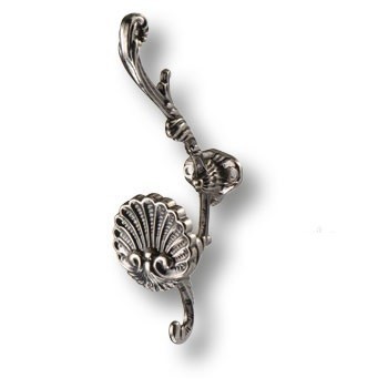 Крючок 4210.0170.094, материал Замак, отделка Серебро, 170*30*67 мм