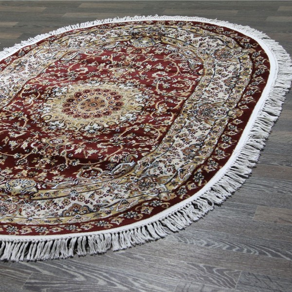 Ковер Shahreza d206 red овал