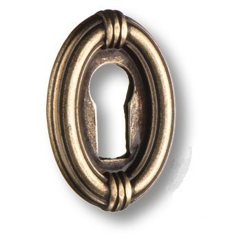 Ключевина 6724.0032.002, материал Замак, отделка Бронза, 32*22 мм