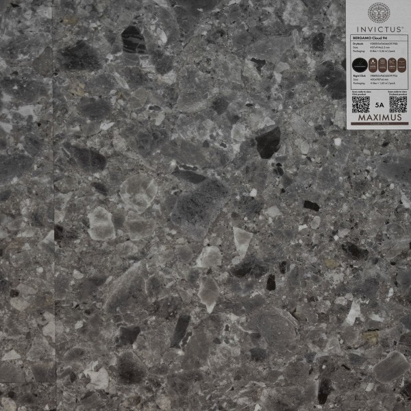 Кварцвиниловая плитка Invictus коллекция Maximus Click Tile 94 Bergamo Cloud