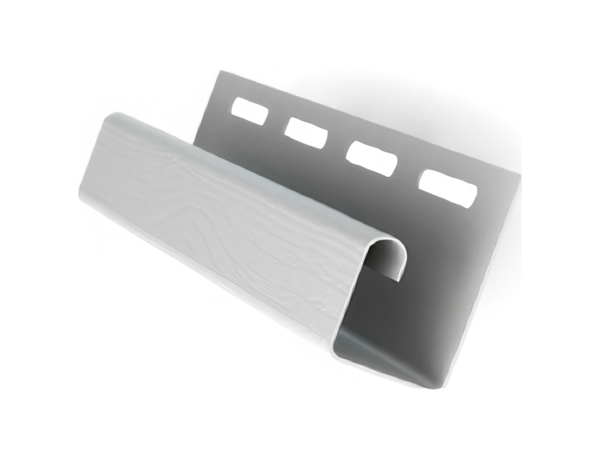 Белый J-профиль для сайдинга