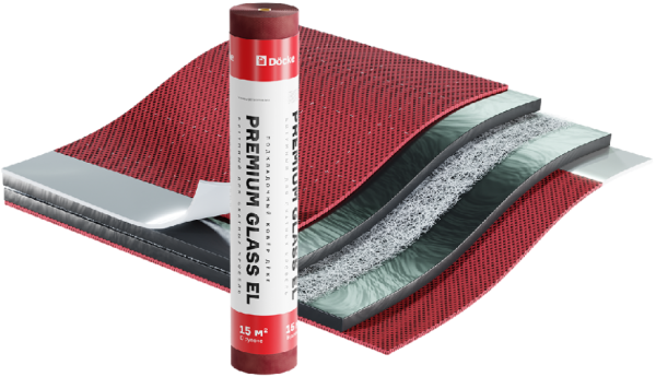 Подкладочный ковер Docke Premium Glass EL, длина 15 м