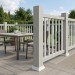 Столб для ограждения CM Decking 90x90 Белое дерево