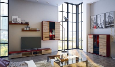 Стенка в гостиную BLANCHE 815