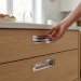 Ручка врезная Gamet UZ-E6-128-05, материал Замак, отделка Хром, 155*38*12 мм