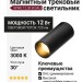 Магнитный трековый светильник SPIKE 12.30 B DALI