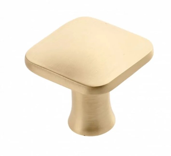 Ручка кнопка Gamet GZ-PIAZZA-1-18, материал Замак, отделка Золото, 30*30*27 мм