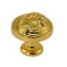 Ручка кнопка Linea Cali "VINTAGE" 201272PB028OZ, материал Латунь, отделка Золото, d=28 мм