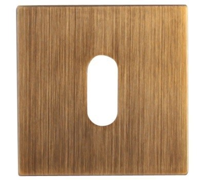 Дополнительные розетки для замка с межкомнатным ключом CAB 50 K MAB, материал Замак, отделка Бронза, 50*50 мм