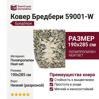 Ковер Бредбери 59001-W 190x285