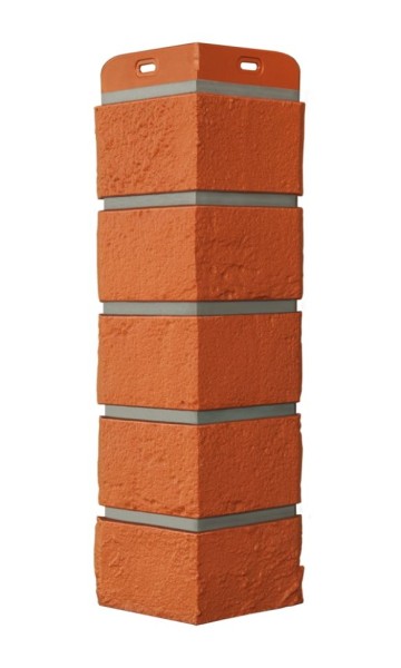 Угол Grand Line, Старинный кирпич Design, Терракотовый