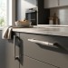 Ручка скоба Viefe ARPA 0583192L24, материал Замак, отделка Сталь, 214*14*35 мм