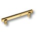 Ручка скоба VISTA D′ORO 2575-003-96 BLACK, материал Латунь, отделка Золото Кристаллы Swarovski, 126*8*28 мм