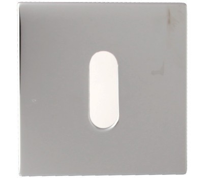 Дополнительные розетки для замка с межкомнатным ключом CAB 50K CP, материал Замак, отделка Хром, 50*50 мм