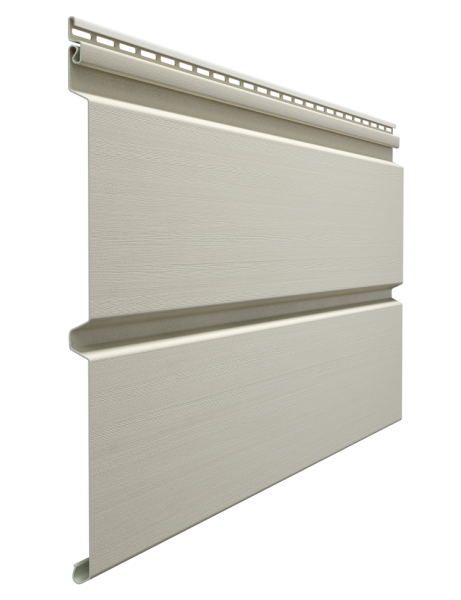 Виниловый сайдинг Docke, Брус D6S, Сливки