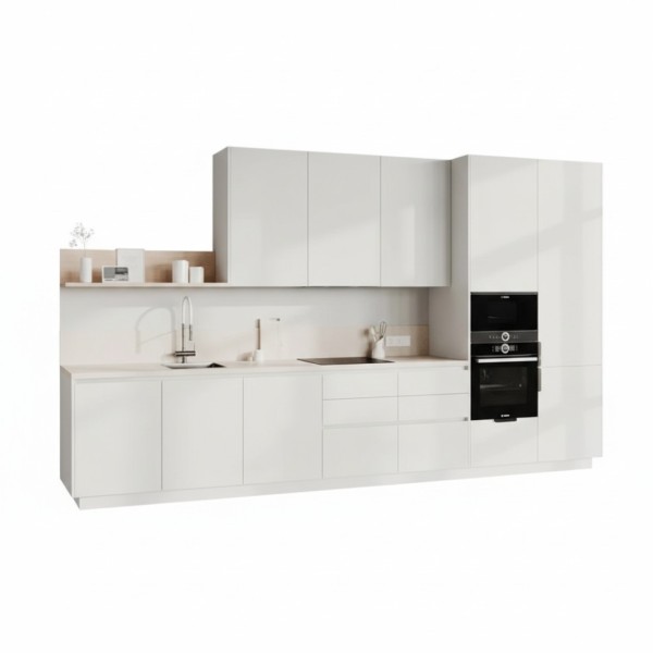 Кухонный гарнитур "Минимал" (длина -3 м, высота - 2,42 м). возможные разные цветовые решения