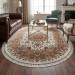 Ковер Shahreza d206 cream-terra овал