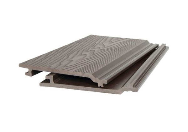 Сайдинг 3D GardenParkett с текстурой дерева Венге