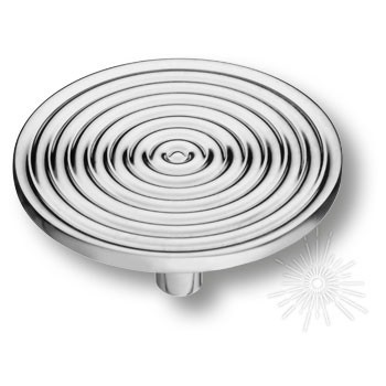 Ручка кнопка CEBI 4134 002MP02, материал Замак, отделка Хром, 29*d=50 мм