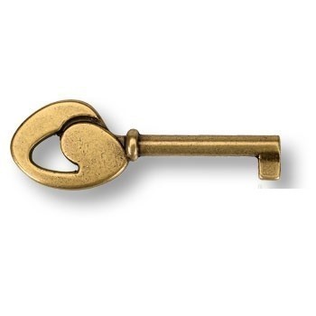 Ключ 15.531.42.02, материал Замак, отделка Бронза, 27*80/42 мм