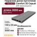 Террасная доска пустотелая NanoWood Comfort 3D Серый