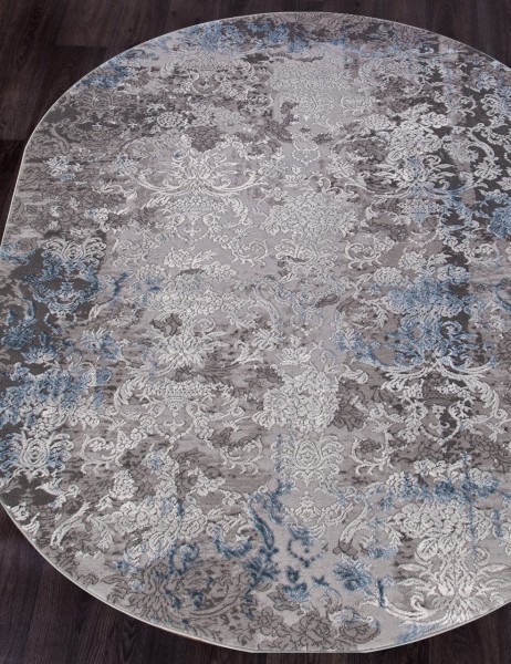 Ковер Armina 3852A blue овал