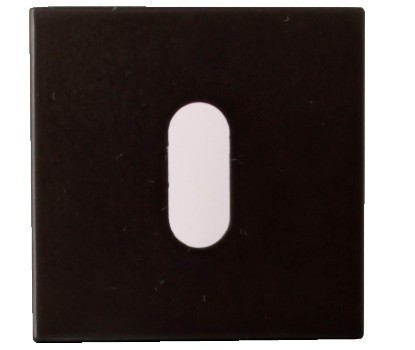 Дополнительные розетки для замка с межкомнатным ключом CAB 50K Черный, материал Замак, цвет, отделка, 50*50 мм