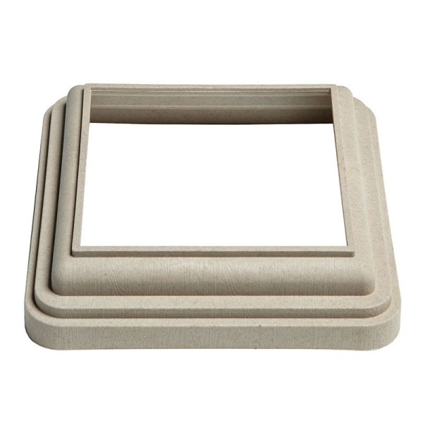 Нижний кант CM Decking 160х160 Белое дерево