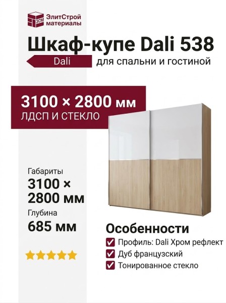 Шкаф-купе Dali 538
