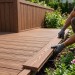 Декоративная торцевая планка NanoWood в цвете Махагон