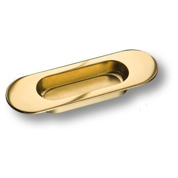 Ручка врезная 3922-100, материал Замак, отделка Золото, 13*36*109 мм