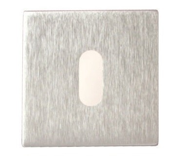 Дополнительные розетки для замка с межкомнатным ключом CAB 50K SC, материал Замак, отделка Хром, 50*50 мм