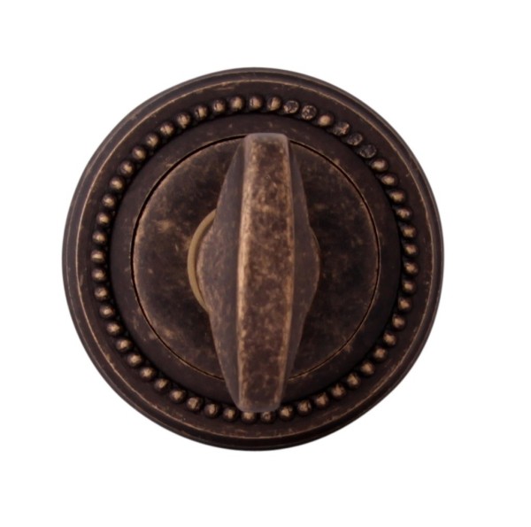 Дополнительные розетки для сантехнического замка WC 50 L DAB, материал Латунь, отделка Бронза, d=50 мм