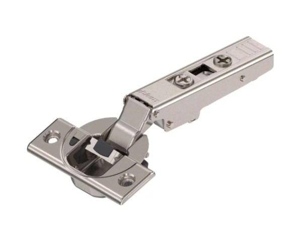 Петля CLIP top BLUMOTION накладная 110° 71B3550, отделка Никель