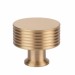 Ручка кнопка mod. 0041 D31 H28mm SB, материал Латунь, отделка Латунь, 28*d=31 мм