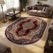Ковер Tabriz 29752-21966 овал 280x480