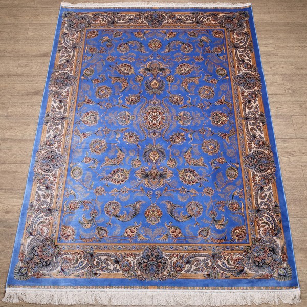 Ковер QUM 2003U blue-cream