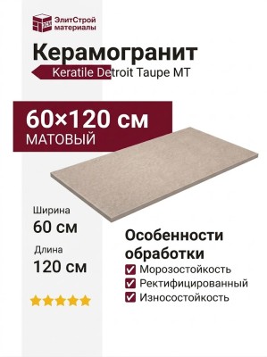 Keratile Detroit Taupe MT 60x120 CAN5DETREDPA