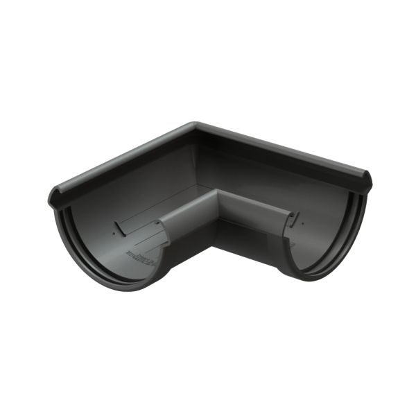 Угол желоба 90˚ Docke Lux, Графит