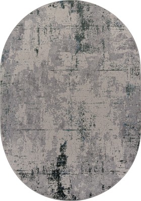 Ковер Liman F169 CREAM-DARK GREEN ОВАЛ 280x380